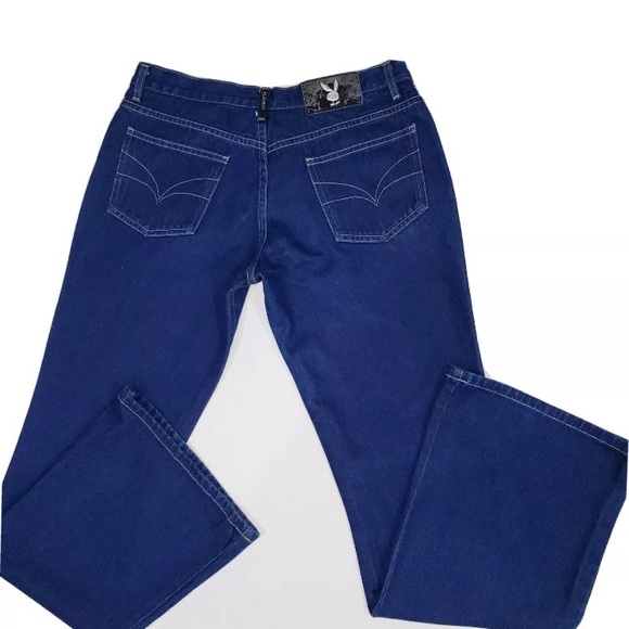 Vintage Playboy Denim Flare Jeans - Picture 2 of 10